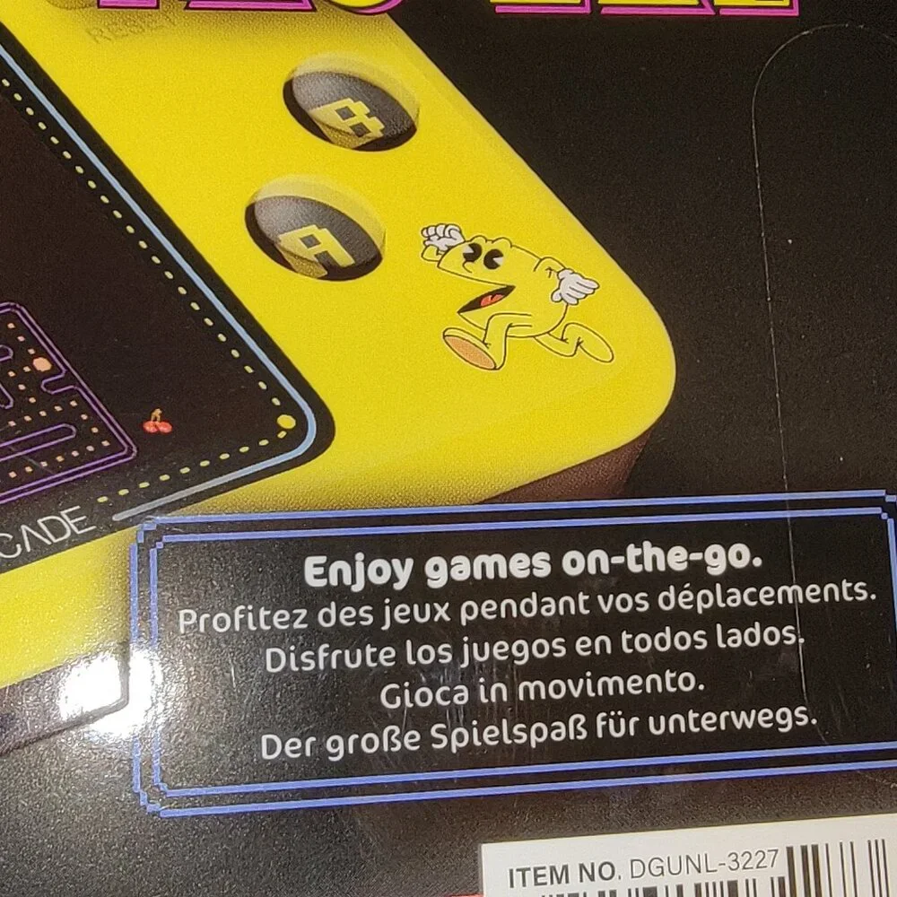 MyArcade Pocket Player Pro Pac-Man Portable Game System New Handheld